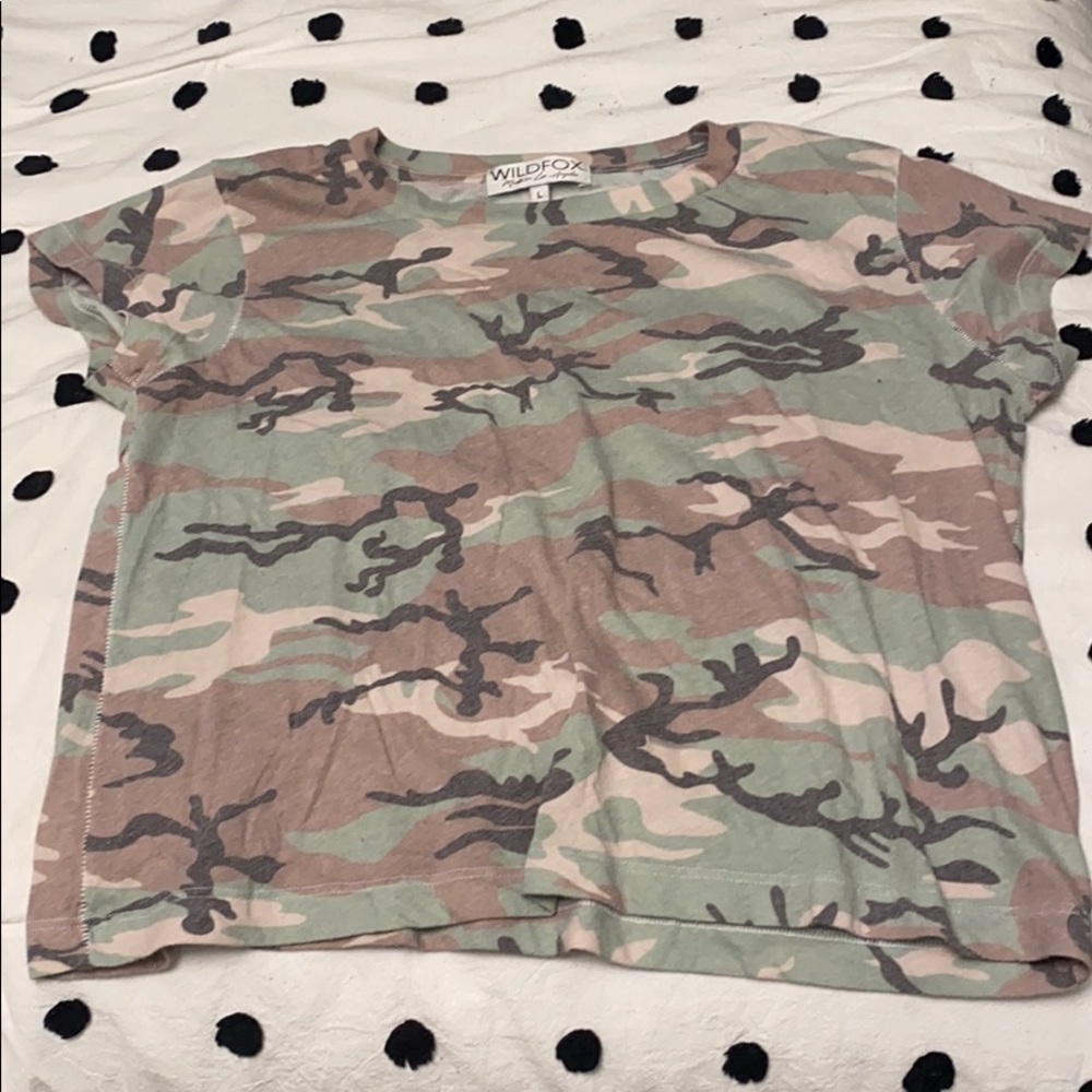 WILDFOX camp tee shirt